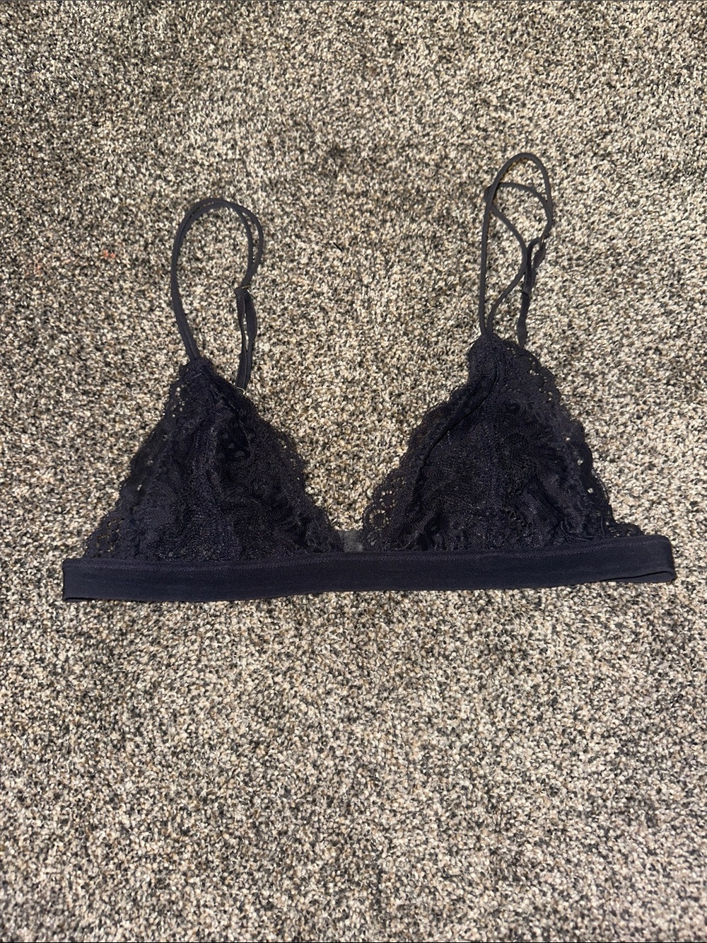 Urban Outfitters Blue Lace Triangle Bralette
